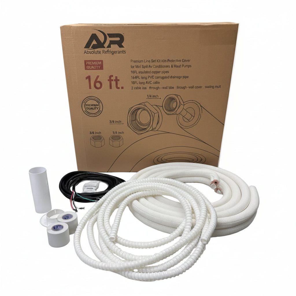 16ft Line Set Kit, For 9K or 12K Mini Splits