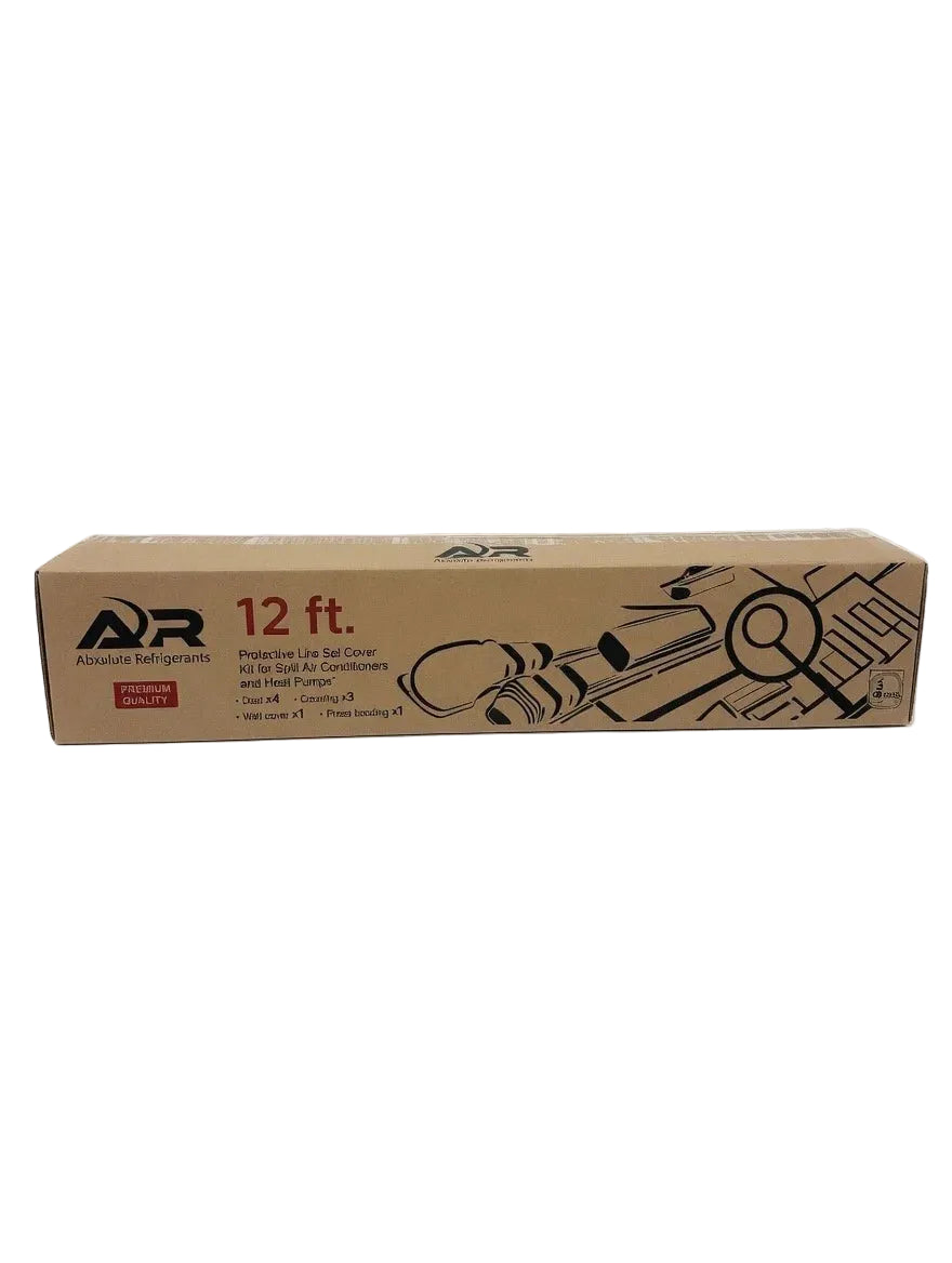 Line Set Cover Kit for Ductless Mini-Split & Central Air Systems